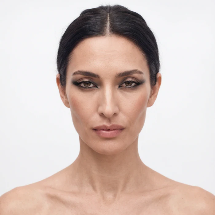 An AI fashion model identity cast from the Genera roster