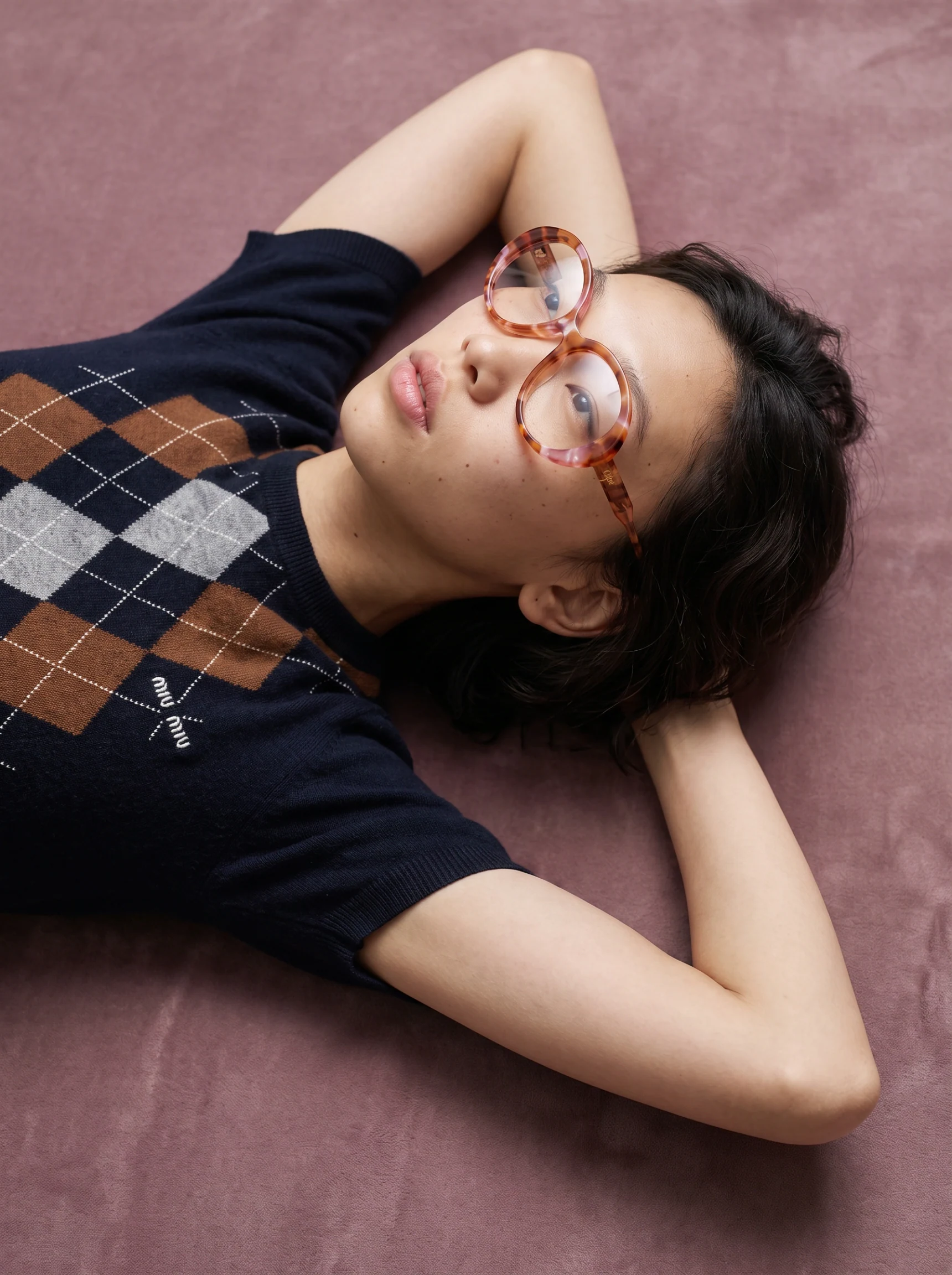 Editorial on-model image generated on Genera.Space
